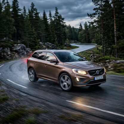 Action Shot: Volvo XC60 Driving Fast
