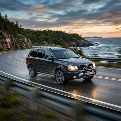 Action Shot: Volvo XC90 Driving Fast