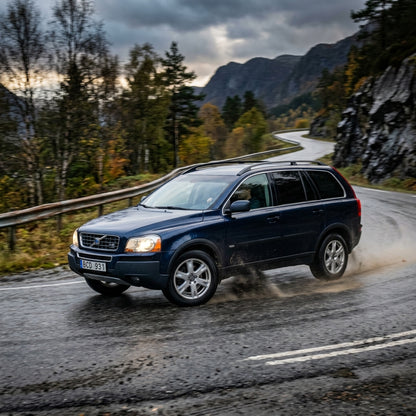 Action Shot: Volvo XC90 Driving Fast