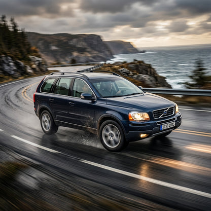 Action Shot: Volvo XC90 Driving Fast