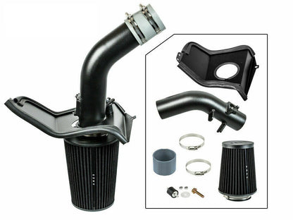Cold Air Intake W/Heat Shield For Subaru WRX/STi (2008-2014) with 2.5L Turbo Engine Black