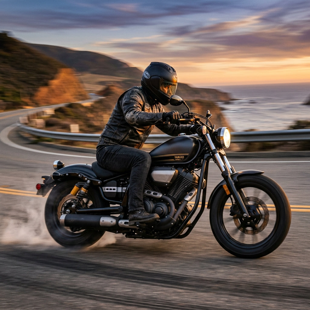 Action Shot: Yamaha Bolt Driving Fast