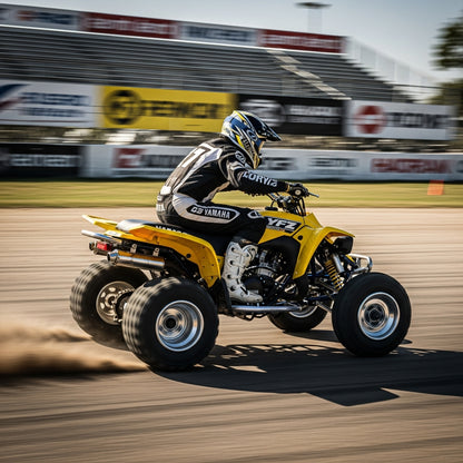 Action Shot: Yamaha YFZ350  Driving Fast
