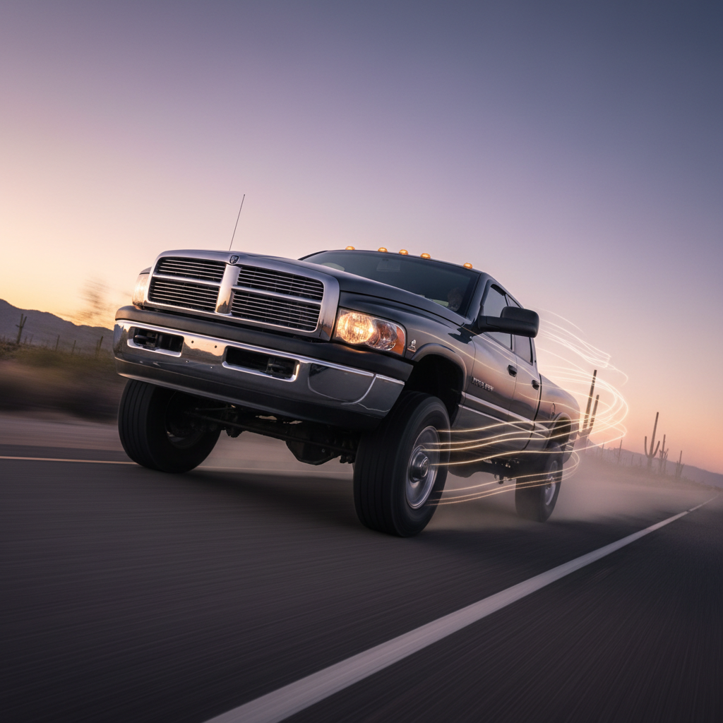 Admission d'air froid avec bouclier thermique Dodge Ram (2003-2007) 2500 3500 moteur diesel 5.9 L6