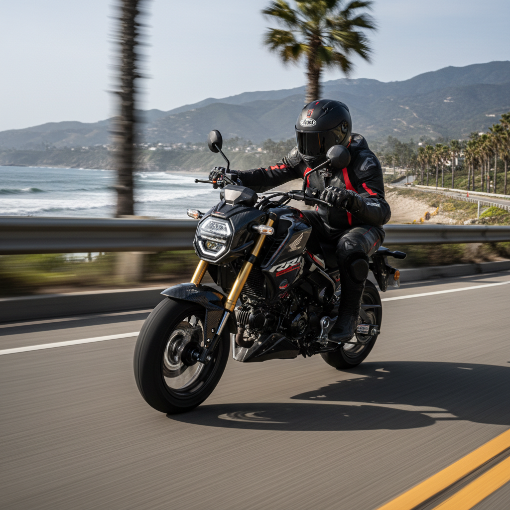 Short Ram Air Intake for Honda GROM RR (2022-2025)