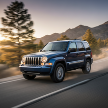 Cold Air Intake Kit for Jeep Liberty (2004-2009) with 3.7L V6 Engine Blue Filter Black