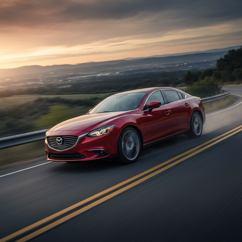 Admission d'air froid pour Mazda 6 (2014-2017) moteur 2,5 L rouge