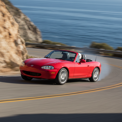 Admission d'air courte pour Mazda Miata MX5 (1999-2005) avec moteur 1,8 L rouge