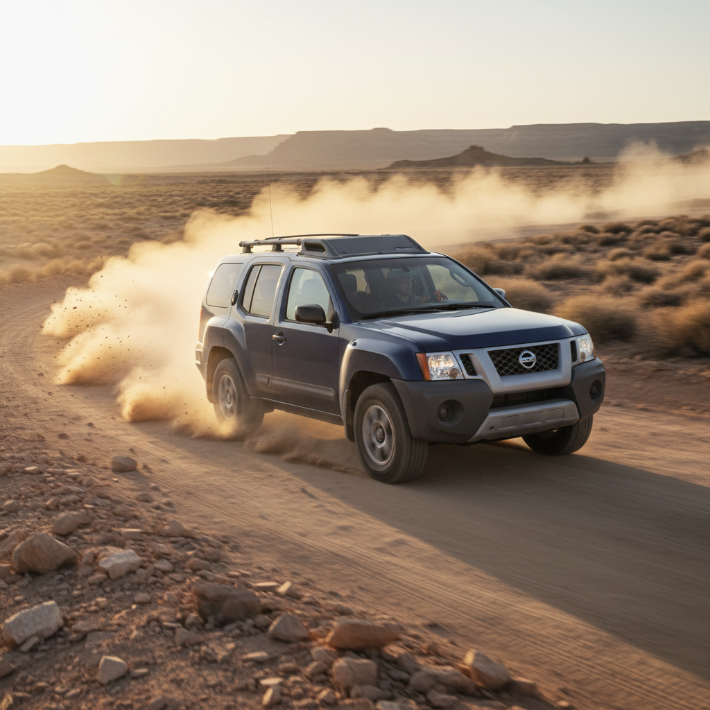 Cold Air Intake Kit for Nissan Xterra (2005-2015) with 4.0L V6 Engine Red