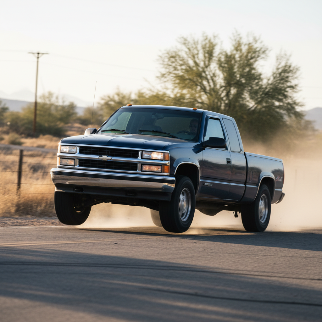 Cold Air Intake for Chevrolet C/K 1500 (1996-1999) 5.0L / 5.7L  V8 Engine - Black