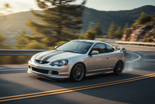 Acura RSX Type S driving fast showing speed and excitement
