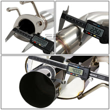 Catback Exhaust 4" Oval Muffler Tip for Acura Rsx Dc5 Type-S (2002-2006)