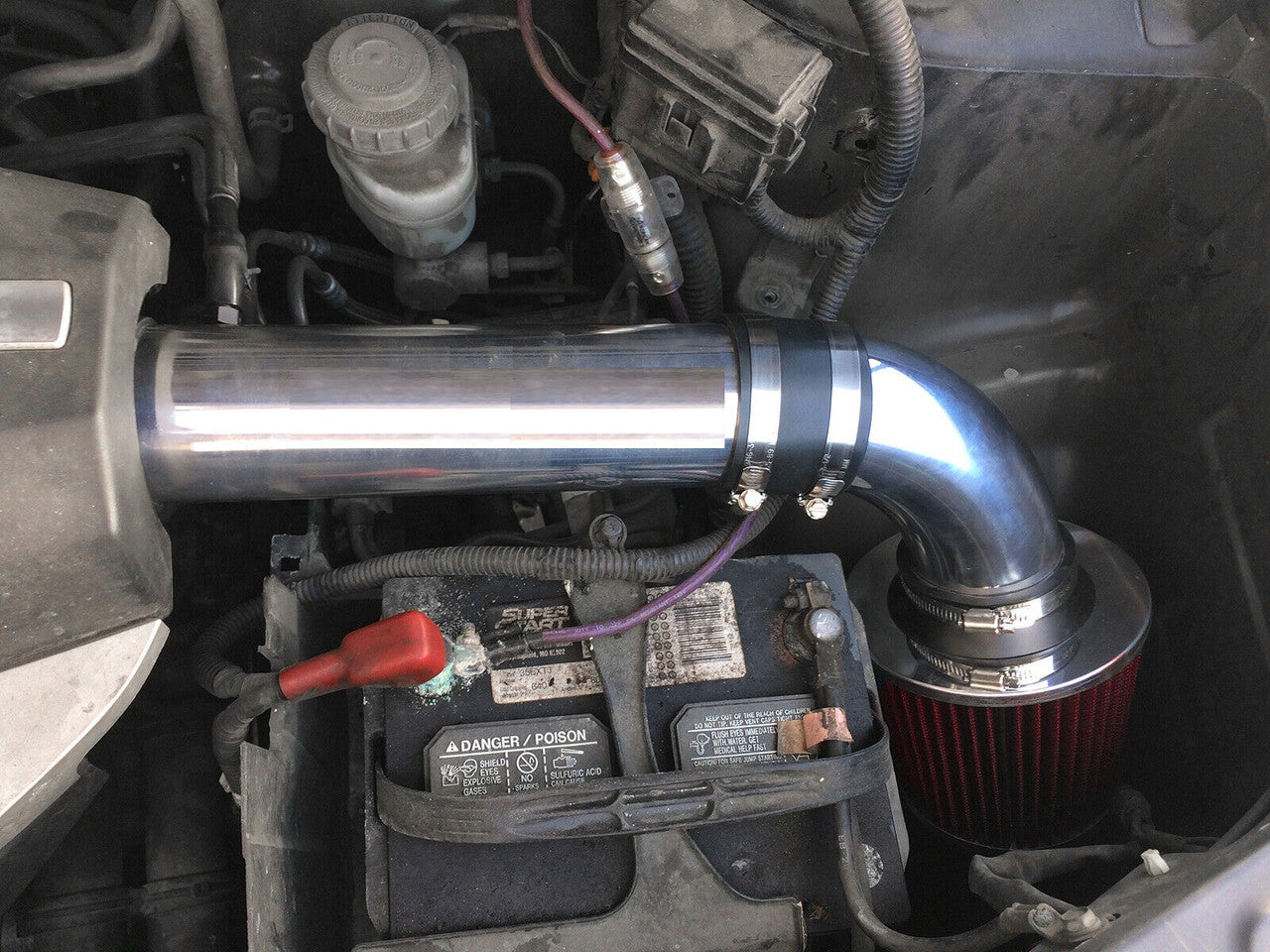 Performance Air Intake For Acura MDX (2004-2006) with 3.5 V6 Engine Black