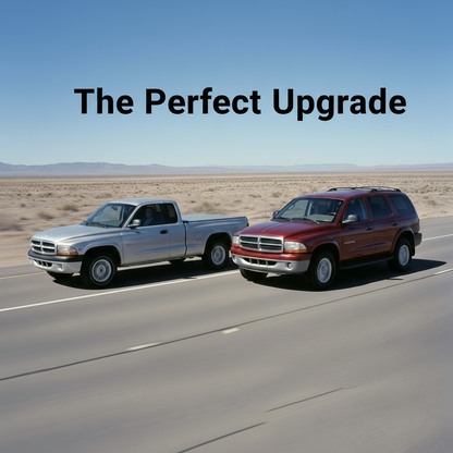 Add marketing Text: The Perfect Upgrade