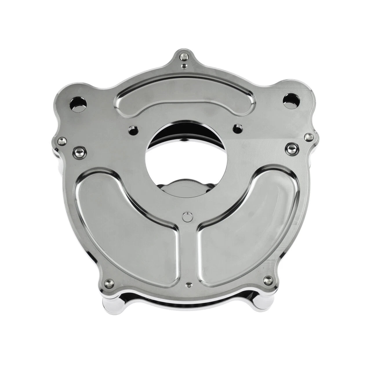 Air Cleaner Intake Filter Kit for Harley Road Glide Softail Dyna Touring (2008-2016) - Chrome