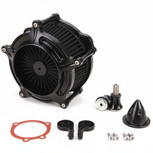 Air Cleaner Intake Filter Kit for Harley Sportster (1996-2023) Iron 883 (2009-2023) - Black