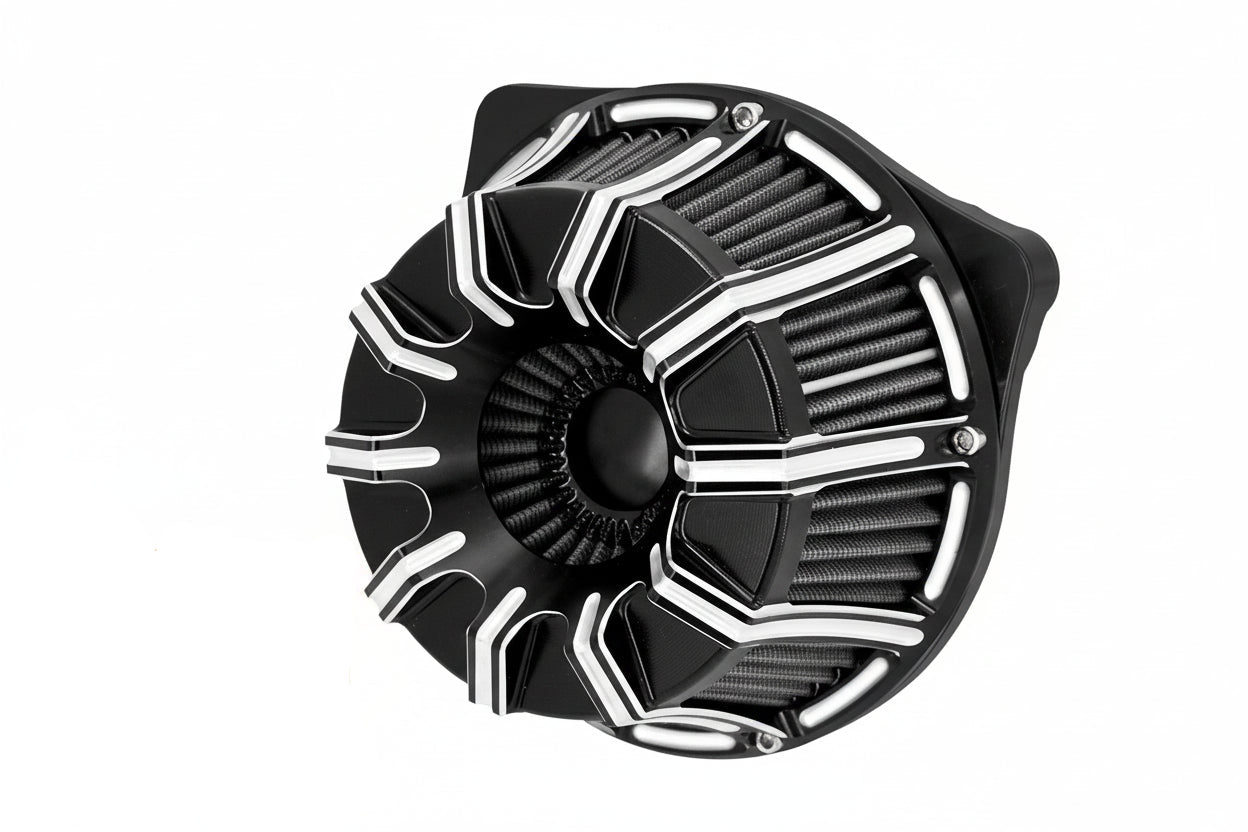 Air Cleaner Intake Filter Kit for Harley Touring Road King Glide (2008-2016) - 10 Spoke