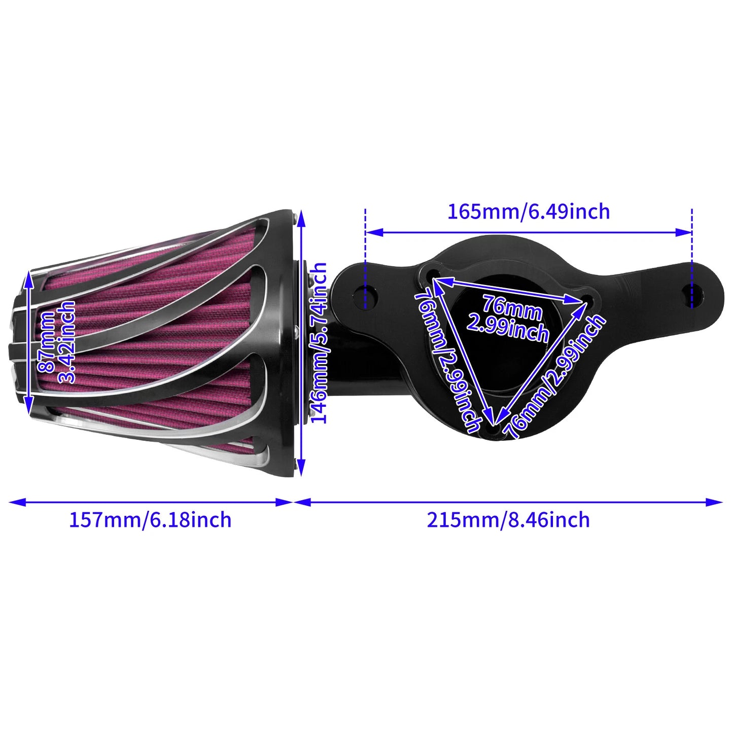 Air Cleaner Intake Filter Kit for Harley Touring Road King Glide (2017-2025) - Whirling 