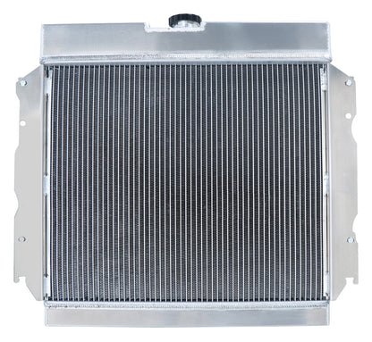 Aluminum Radiator with Shroud for Dodge Coronet (1966-1969) 4.5L 5.2L 5.9L 6.3L 7.0L 7.2L AT