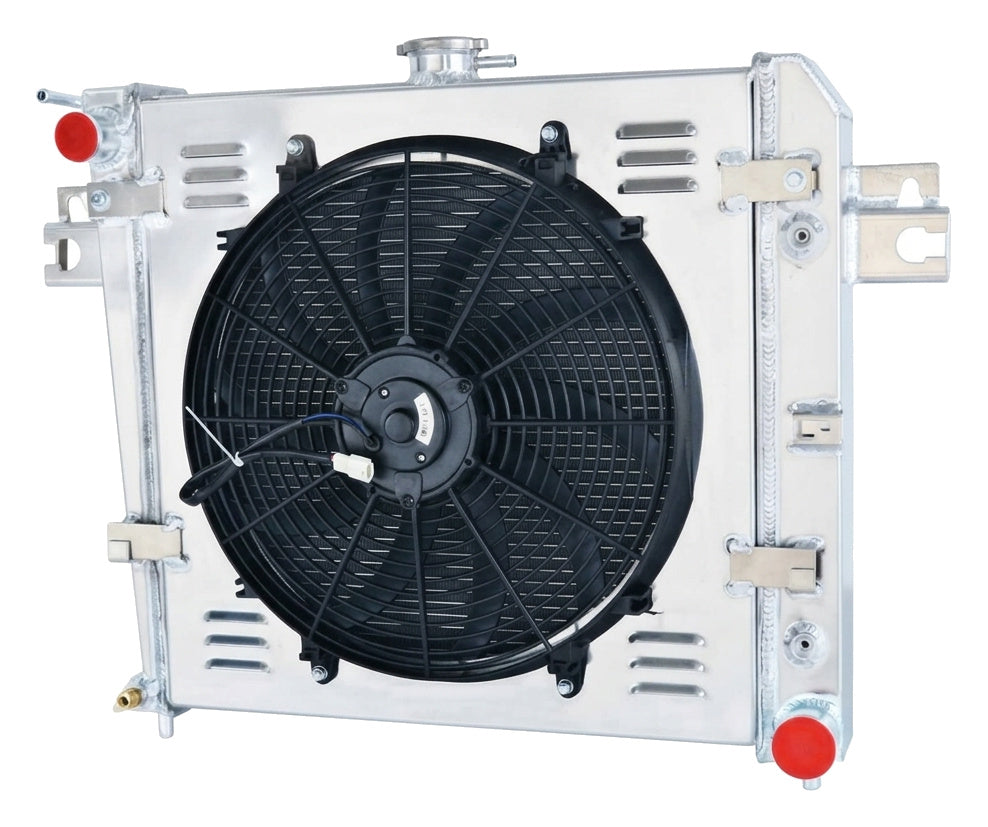 Aluminum Radiator with Shroud for Jeep Liberty (2002-2006) 3.7L
