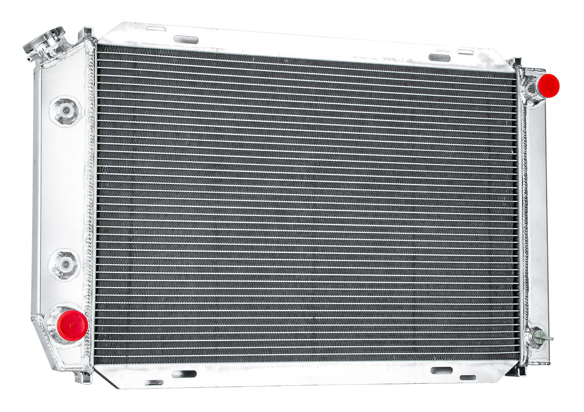 Aluminum Radiator with Shroud for Mercury Cougar (1980-1988) 2.3L 3.3L 3.8L 4.2L
