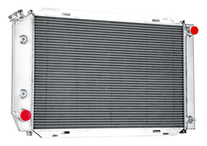 Aluminum Radiator with Shroud for Mercury Cougar (1980-1988) 2.3L 3.3L 3.8L 4.2L
