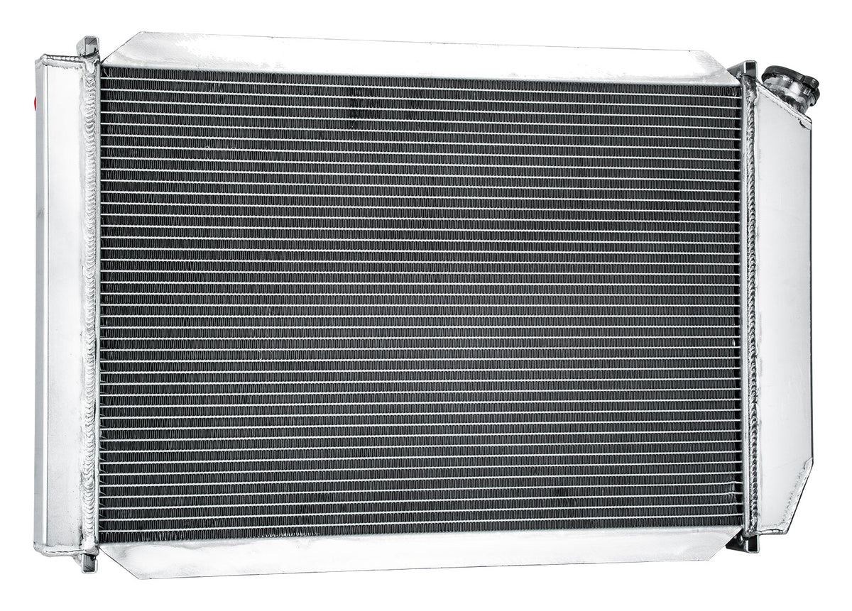 Aluminum Radiator with Shroud for Mercury Cougar (1980-1988) 2.3L 3.3L 3.8L 4.2L