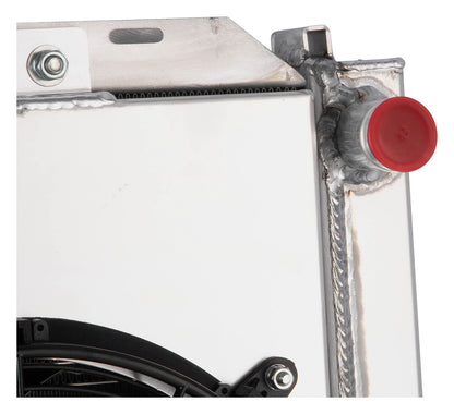Aluminum Radiator with Shroud for Mercury Cougar (1980-1988) 2.3L 3.3L 3.8L 4.2L