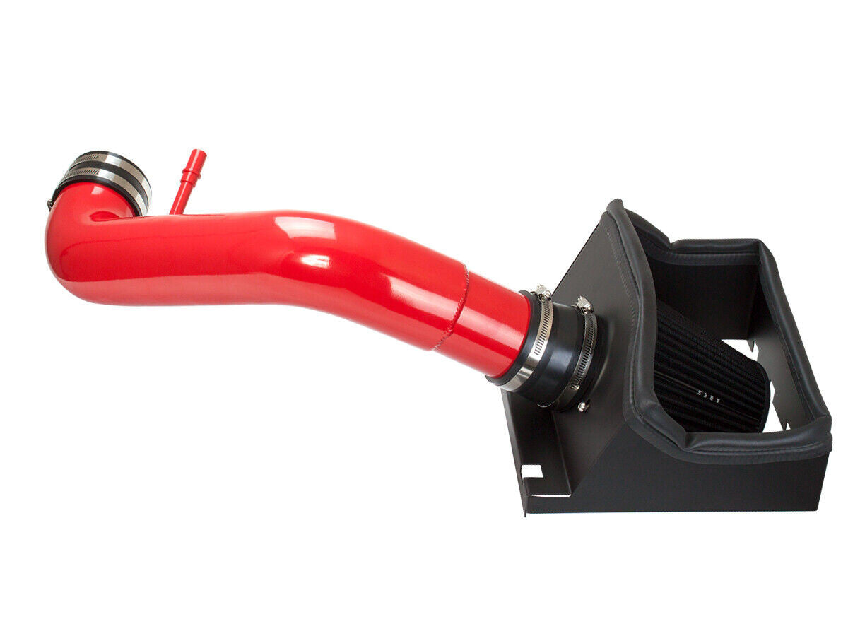 Cold Air Intake Kit with Heat Shield For Ford F150 (2011-2014) with 5.0L V8 Engine Red