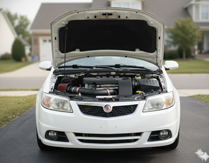 Ram Air Intake for Saturn Ion 1 2 3 (2005-2007) 2.2L 2.4L Engine - Black