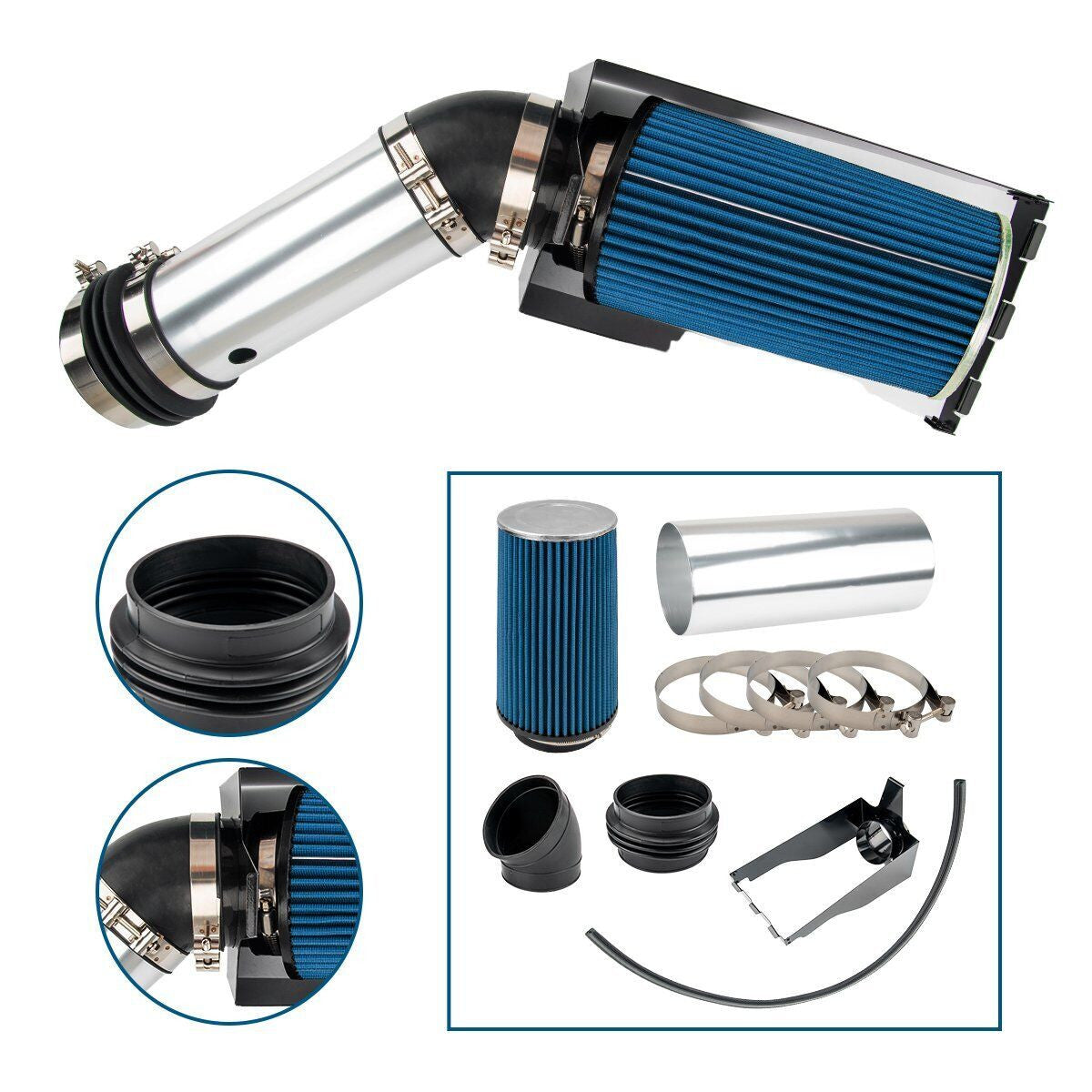 Cold Air Intake for Ford F250 F350 Super Duty Excursion (1999-2003) 7.3L Turbo Diesel Engine