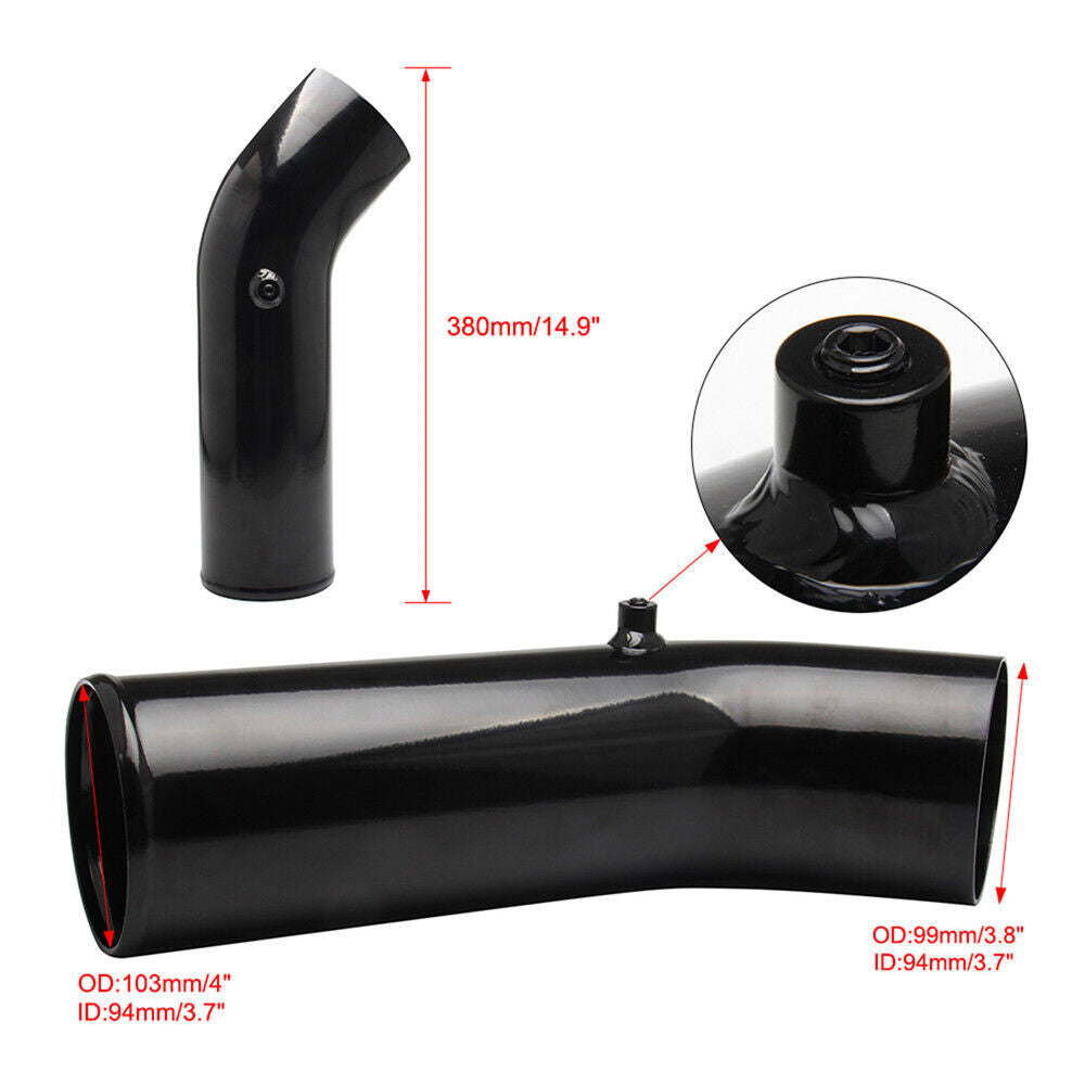 Black Polish Cold Air Intake for Ford F250 F350 F450 ( 1999-2003) 7.3L Diesel Engine