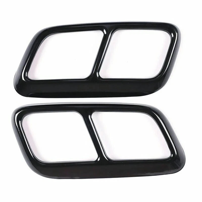 Black Exhaust Tips Covers For Range Rover Sport L494 (2018-2022)
