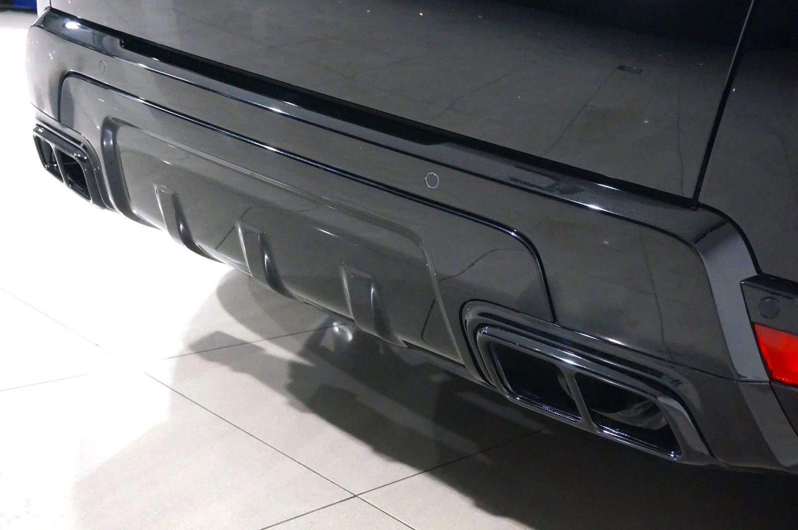 Black Exhaust Tips Covers For Range Rover Sport L494 (2018-2022)