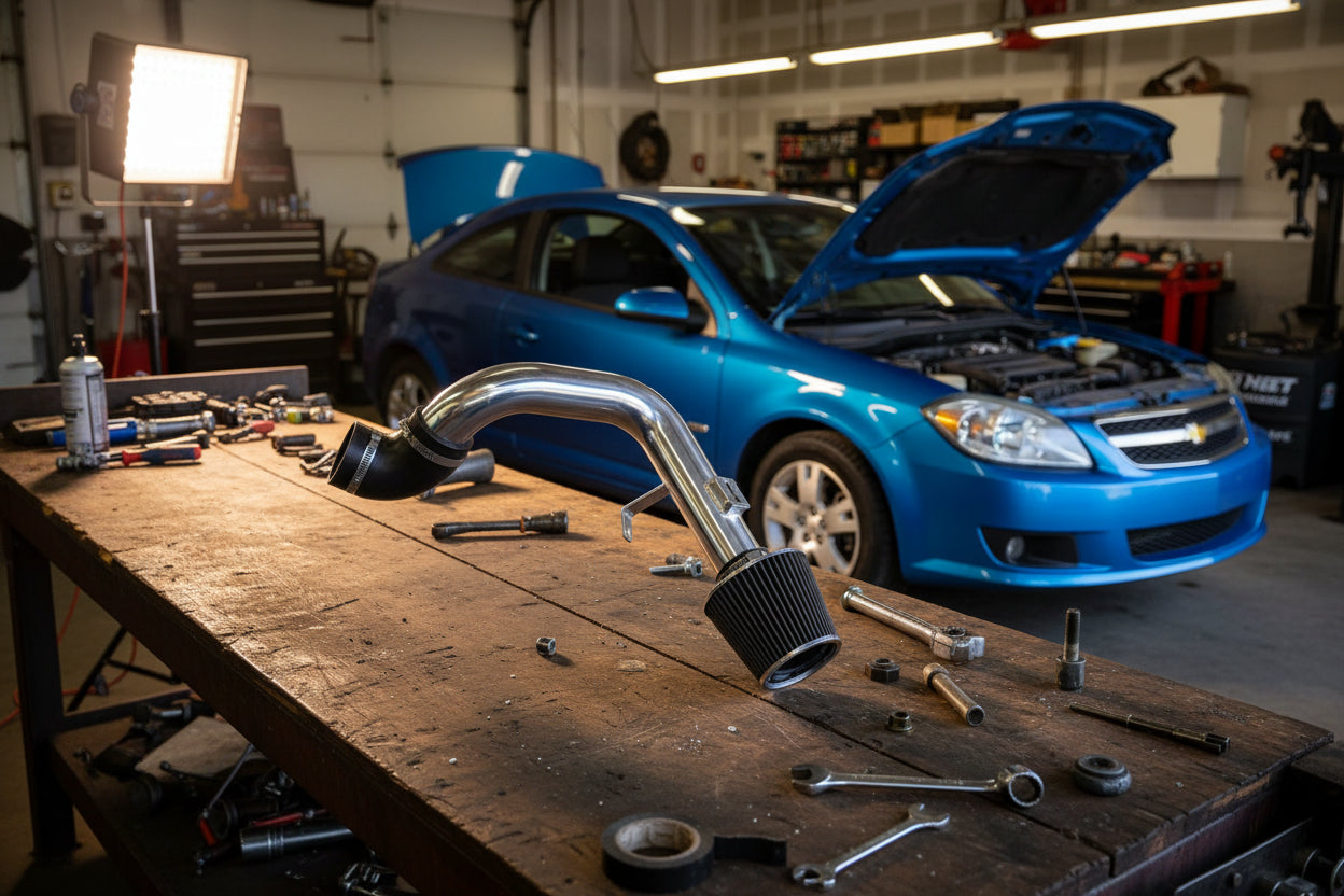 Cold Air Intake for Chevrolet Cobalt SS (2005-2007) 2.0L L4 Supercharged Engine Black Default Title