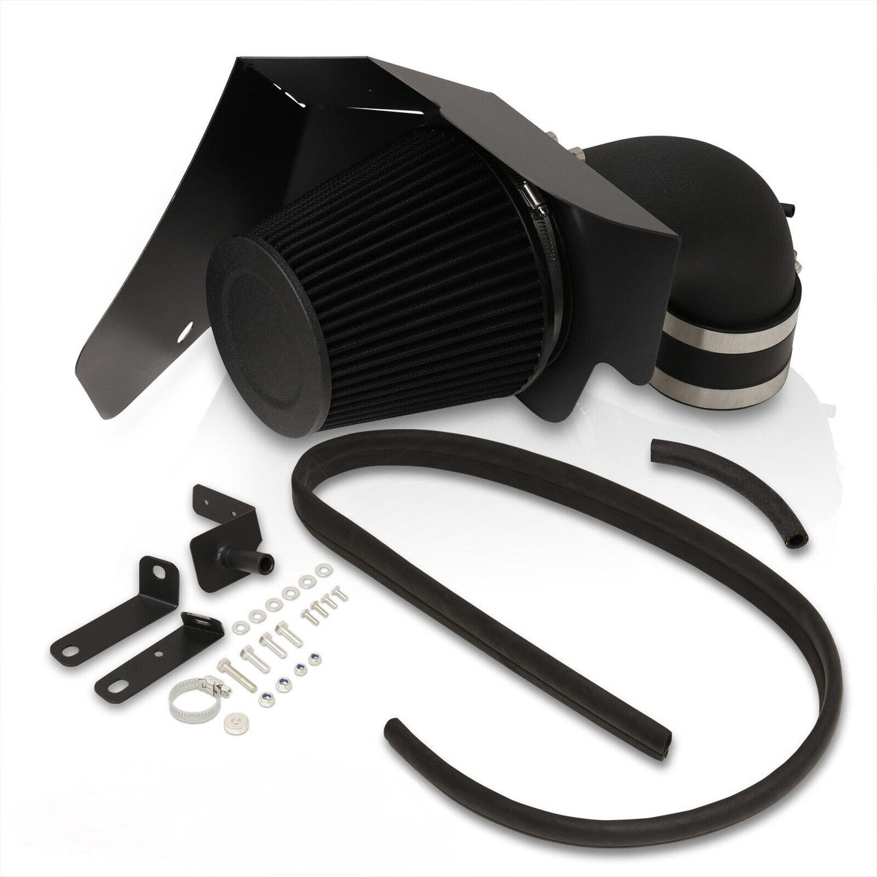 Performance Air Intake W/Heat Shield for Cadillac CTS-V (2009-2015) with 6.2 V8 Engine Black