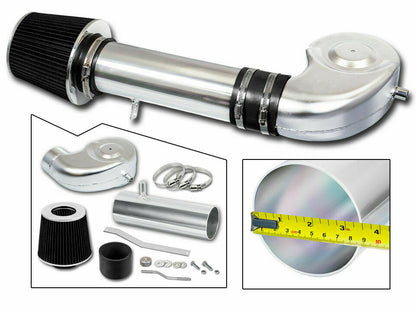 Short Ram Intake Kit for Dodge Ram 1500/2500 1994-2001 with 3.9L V6 5.2L 5.9L V8 Engines Black