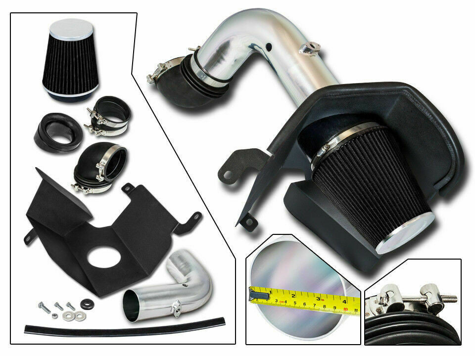 Cold Air Intake for Dodge Ram 2500 3500 (2003-2007) 5.9L L6 Diesel Engine Black