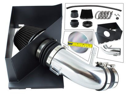 Black Cold Air Intake for Dodge Ram 2500 and 3500 (2014-2018) 6.4L Engine