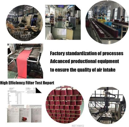 Black Cold Air Intake for GMC/Chevy (1999-2006) V8 4.8L/5.3L/6.0L Engines