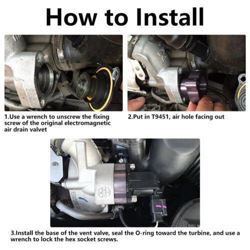 Blow off Valve Diverter for Audi RS3 (2015-2018) 2.5L