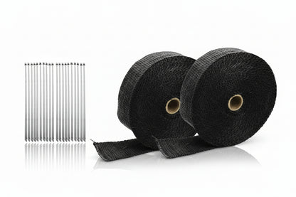 50 FT Thermal Wrapping Black Heat Tape for Exhaust Manifold Headers