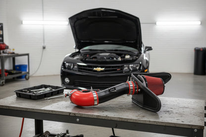 Cold Air Intake Kit for Chevrolet Camaro LS / LT (2012-2015) with 3.6L V6 Engine Red and Black Default Title