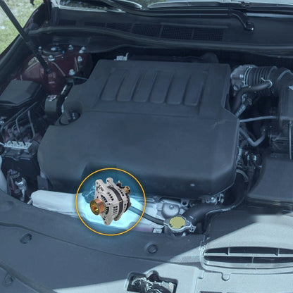 2013-2017 Toyota Camry 3.5L alternator location in the engine bay