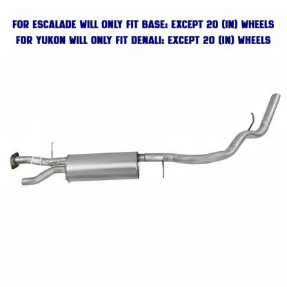 Cat Back Exhaust Kit for Cadillac Escalade & GMC Yukon (2001-2006) 6.0L  