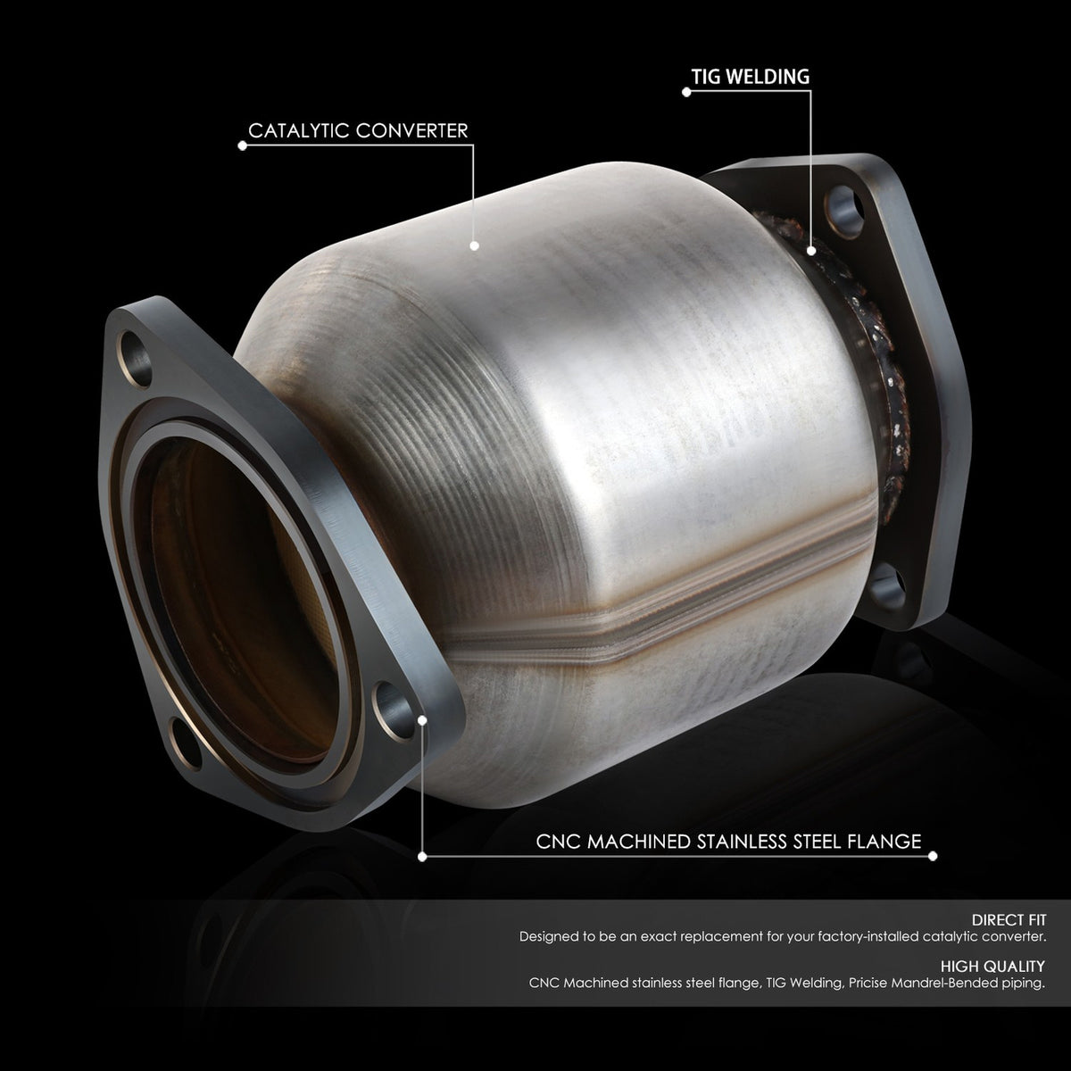 Catalytic Converter for Chevrolet Aveo (2004-2008) 1.6L