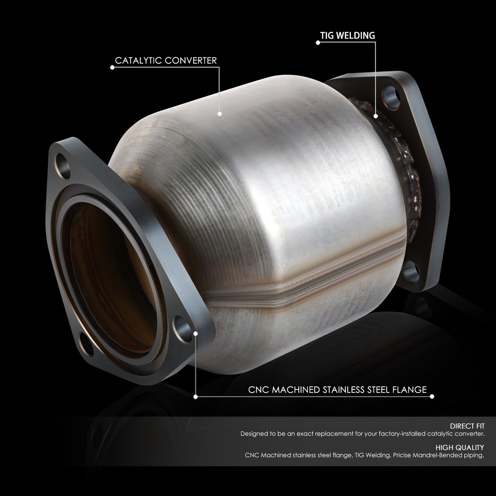 Catalytic Converter for Chevrolet Aveo (2004-2008) 1.6L