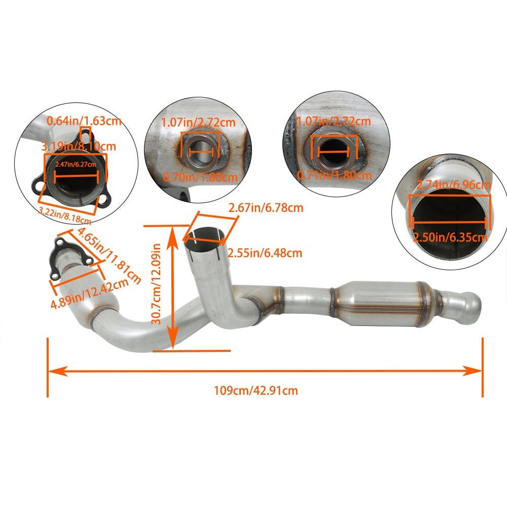Catalytic Converter for Chevrolet Silverado Tahoe (2010-2013) 4.3L 4.8L 5.3L 6.0L