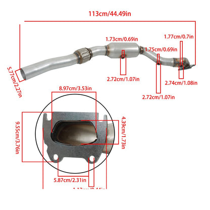 Catalytic Converter for Chrysler 300 (2011-2017) 3.6L AWD