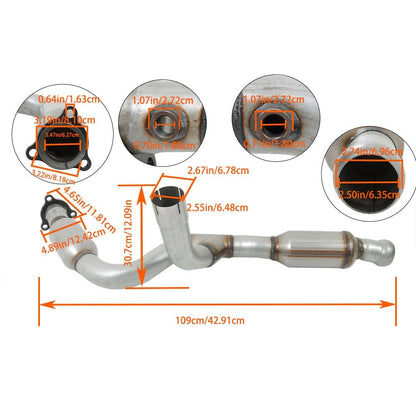 Catalytic Converter for GMC Sierra Yukon (2009-2013) 4.3L 4.8L 5.3L 6.0L